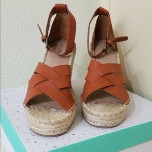 Abound Sayge Espadrille Wedge Sandal Sz 9